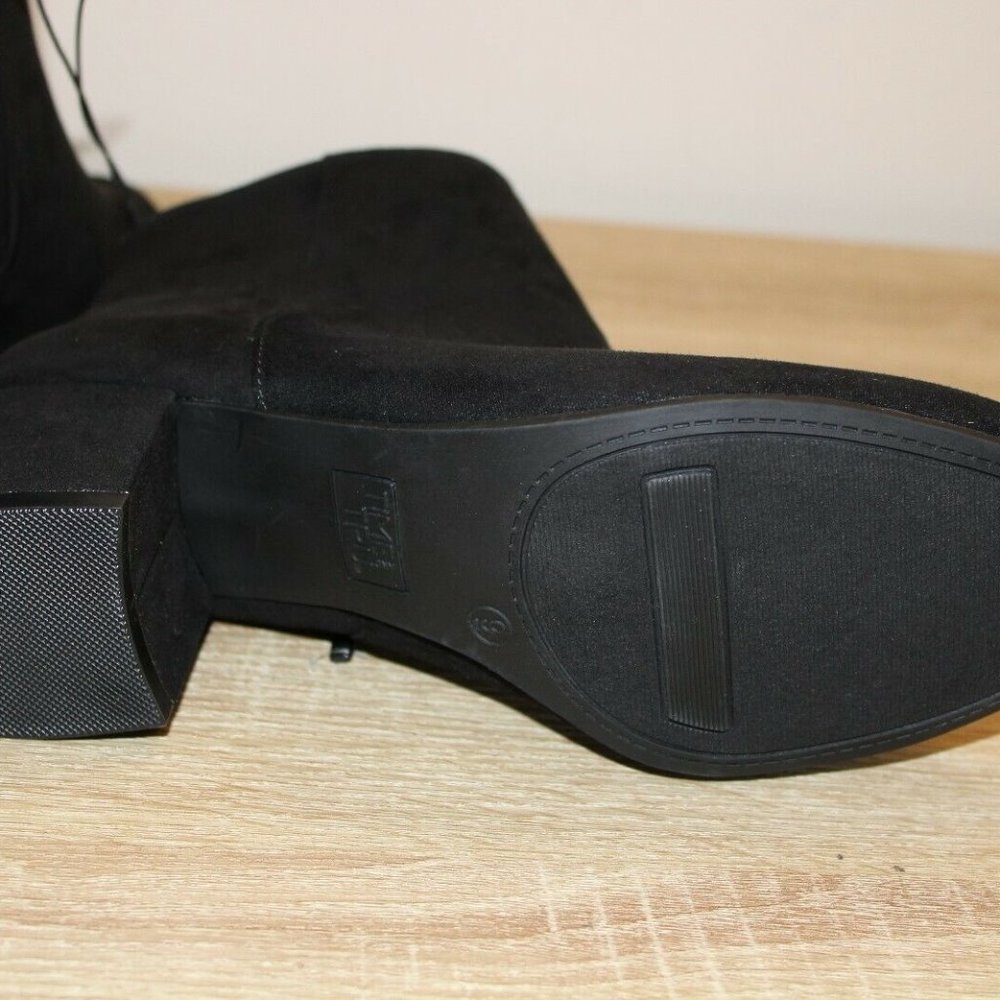 Time and Tru Women's Mid Ankle Boot Faux Suede - Picture 5 of 5